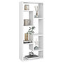Voir la diapositive 3 : VIDAXL Etagere murale Blanc 36x16x90 cm Bois d'ingenierie