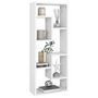 Voir la diapositive 3 : VIDAXL Etagere murale Blanc 36x16x90 cm Bois d'ingenierie