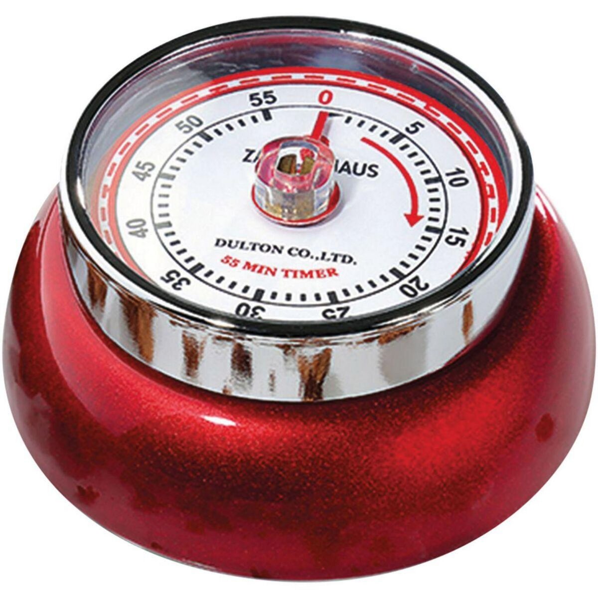 ZASSENHAUS Minuteur aimanté rouge