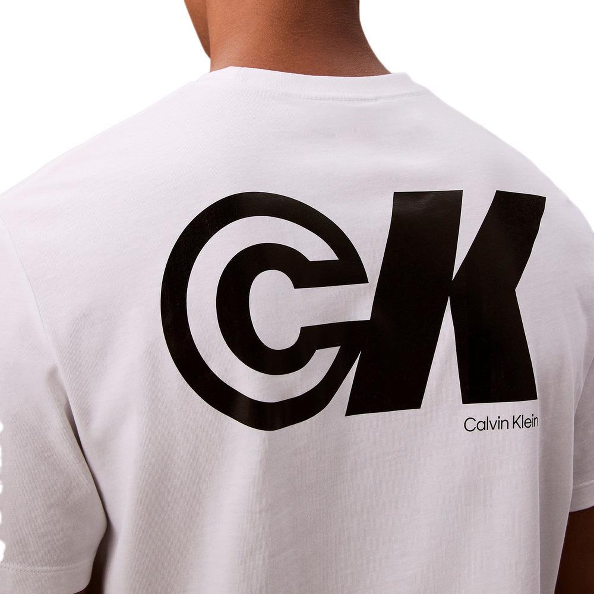 Voir la diapositive 2 : CALVIN KLEIN JEANS T-Shirt Blanc Homme Calvin Klein Jeans 20s Ck Sport