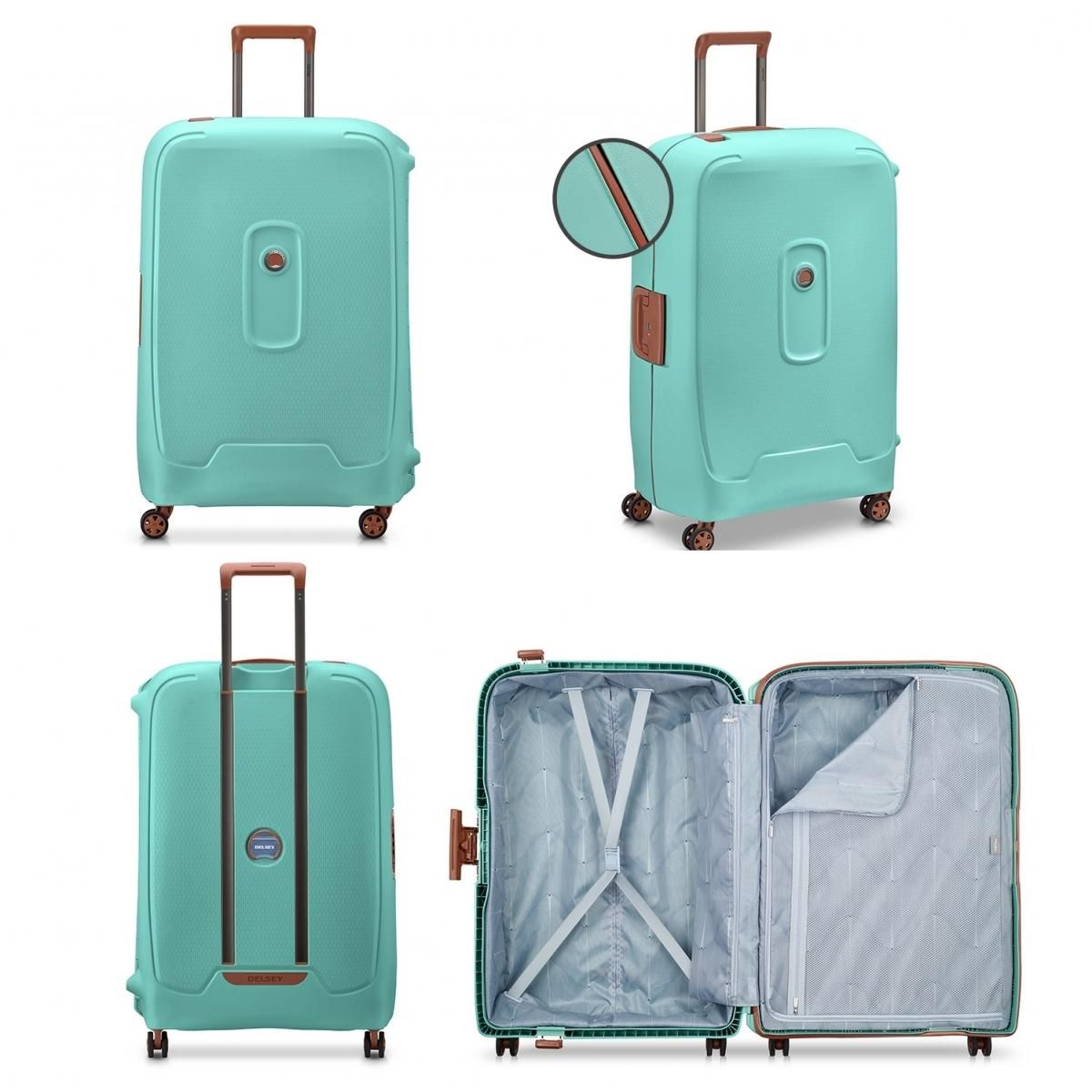 Delsey Grande valise rigide Moncey TSA polypropylène 76cm