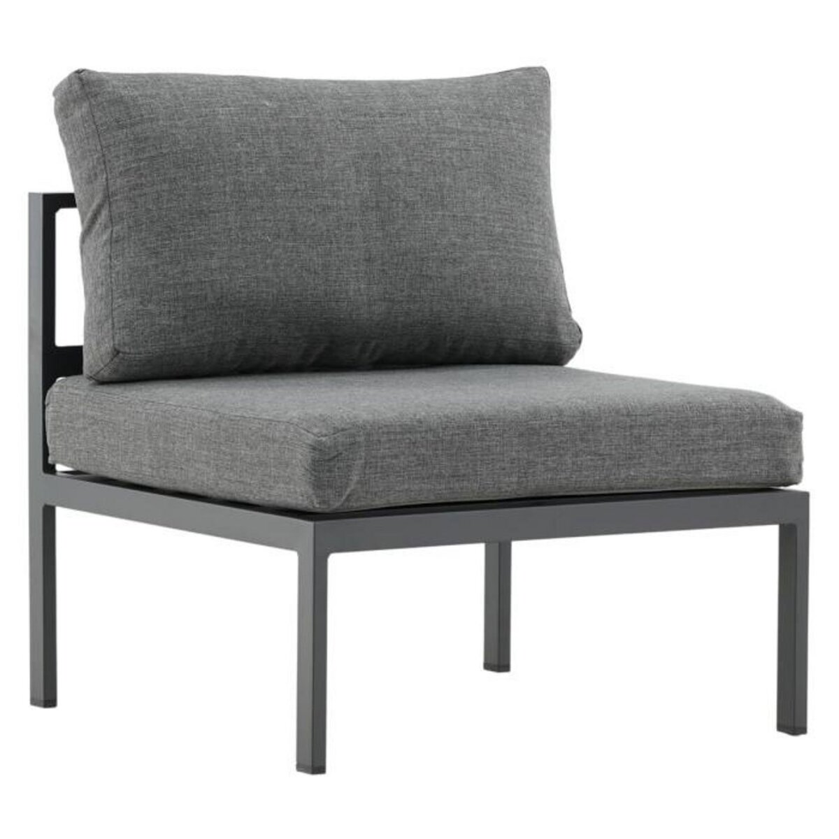 Paris Prix Module Canapé de Jardin  Copacabana  74cm Noir