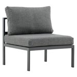 Paris Prix Module Canapé de Jardin  Copacabana  74cm Noir