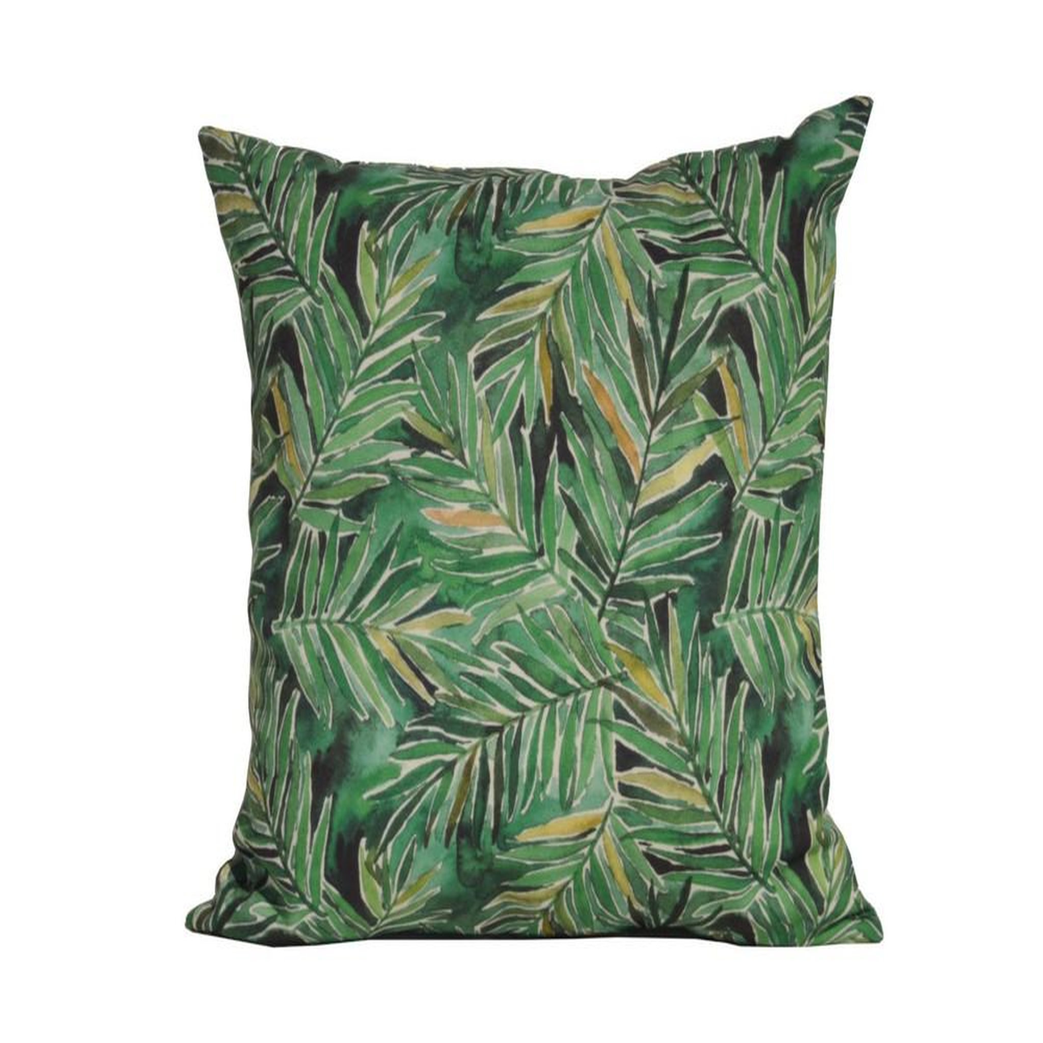 Proloisirs Coussin déhoussable exterieur décor Motif Graphique chevron noir 45 x 45 cm