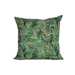 Proloisirs Coussin déhoussable exterieur décor Motif Graphique chevron noir 45 x 45 cm