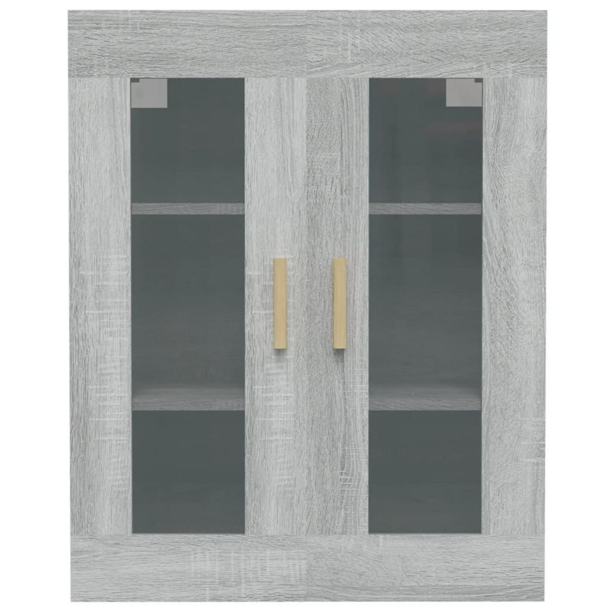 VIDAXL Armoire murale suspendue Sonoma gris 69,5x34x90 cm