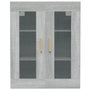 Voir la diapositive 3 : VIDAXL Armoire murale suspendue Sonoma gris 69,5x34x90 cm
