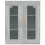 Voir la diapositive 3 : VIDAXL Armoire murale suspendue Sonoma gris 69,5x34x90 cm