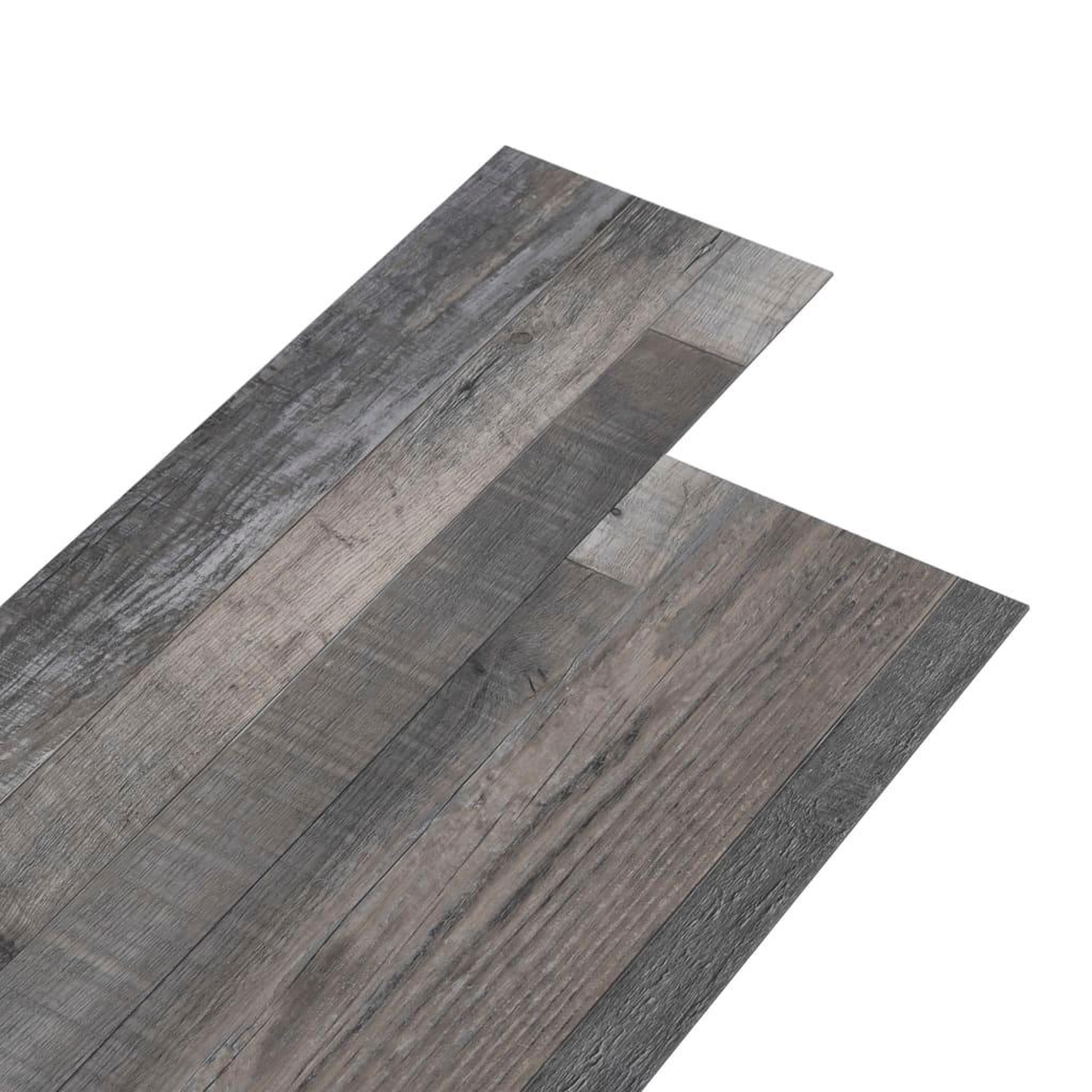 Voir la diapositive 2 : VIDAXL Dalles de plancher PVC 4,46 m^2 3 mm autoadhesif bois industriel