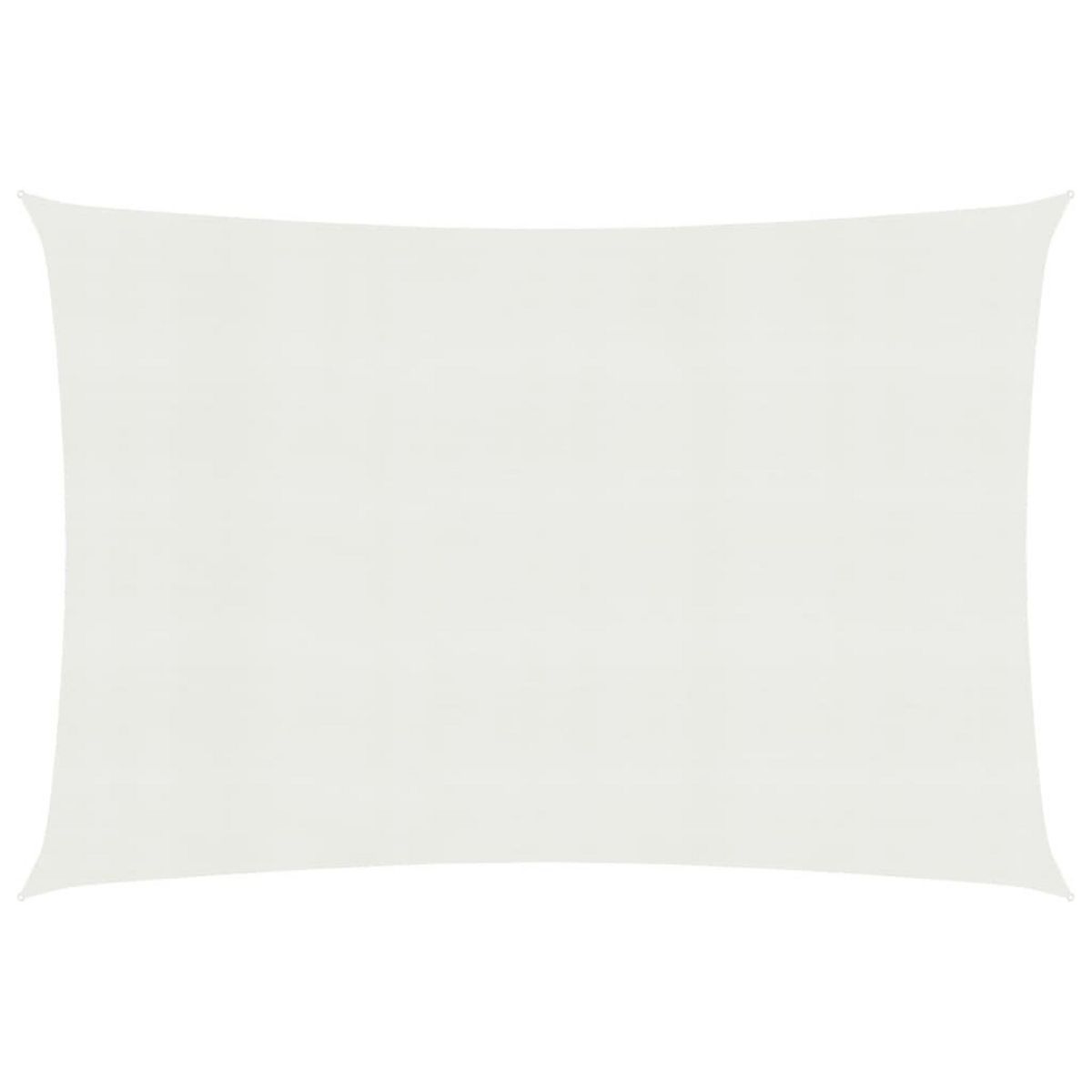 VIDAXL Voile d'ombrage 160 g/m^2 Blanc 2,5x4 m PEHD