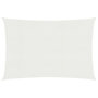 Voir la diapositive 2 : VIDAXL Voile d'ombrage 160 g/m^2 Blanc 2,5x4 m PEHD