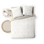 Voir la diapositive 5 : Douceur d'Intérieur Housse de couette 240x220 + 2 taies 100% coton 57fils