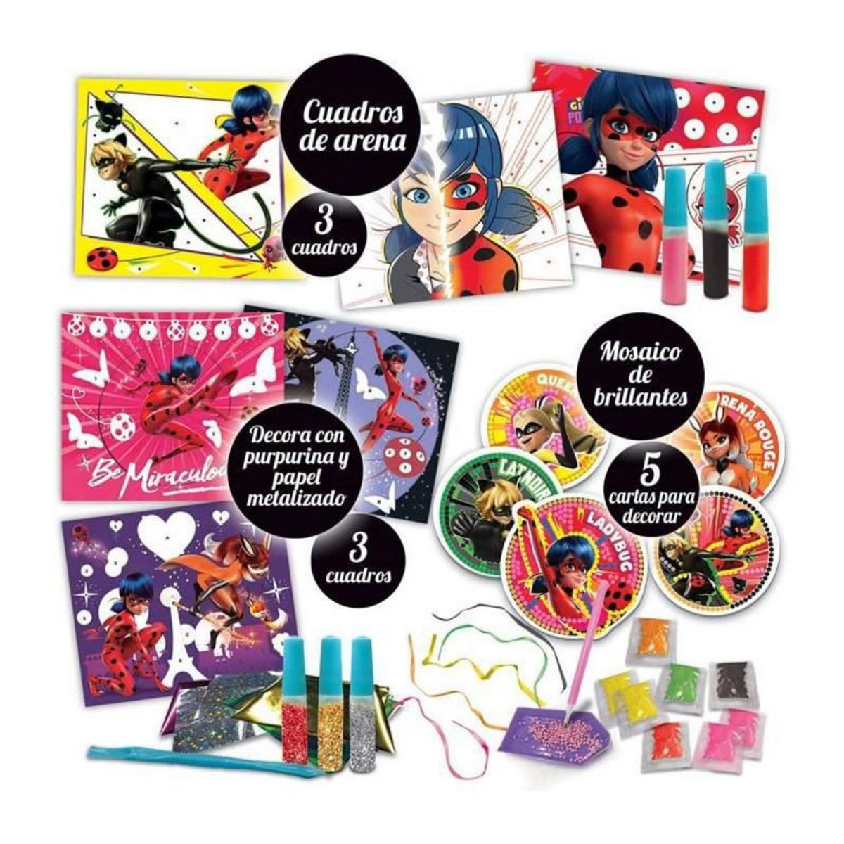 EDUCA Coffret Multi-activites Miraculous Ladybug - Loisirs creatifs - EDUCA - 18931