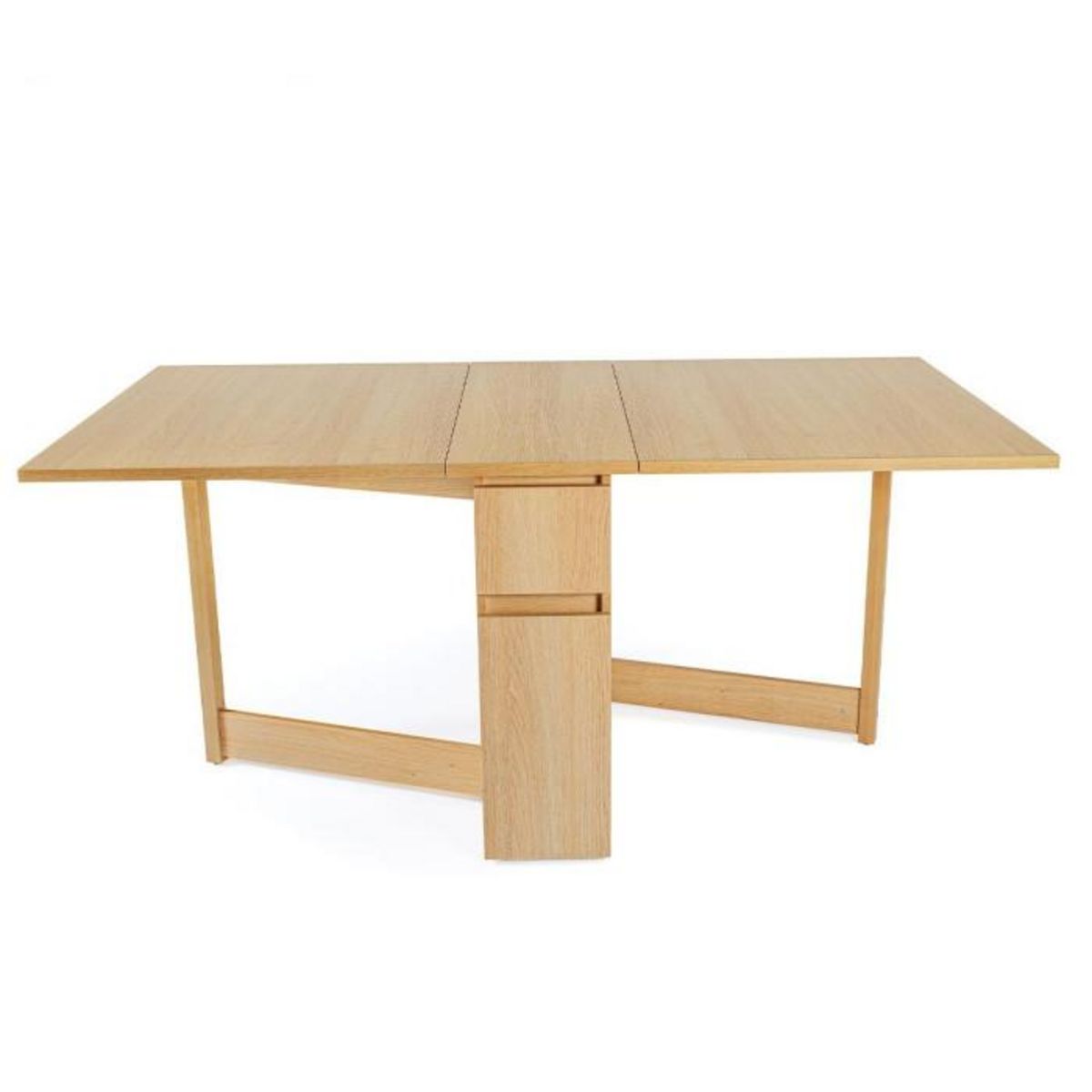 Paris Prix Table Console Pliante  Kungla  170cm Chêne