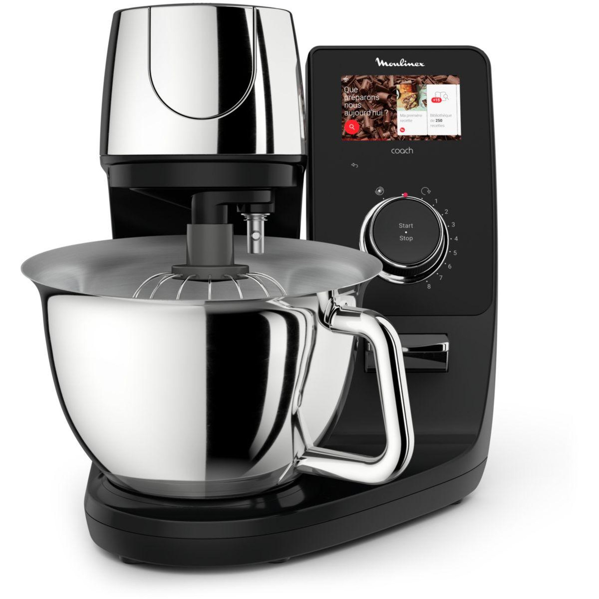 Voir la diapositive 3 : MOULINEX Robot pâtissier QA951810 i-coach touch balance connectée