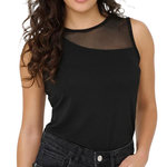 JACQUELINE DE YONG Débardeur  Femme JDY Kirkby. Coloris disponibles : Noir