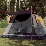 VIDAXL Tente de camping a dome 5 personnes liberation rapide