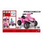 Voir la diapositive 4 : FEBER FEBER - Quad Racy Pink - Vehicule Electrique pour Enfant 6 Volts
