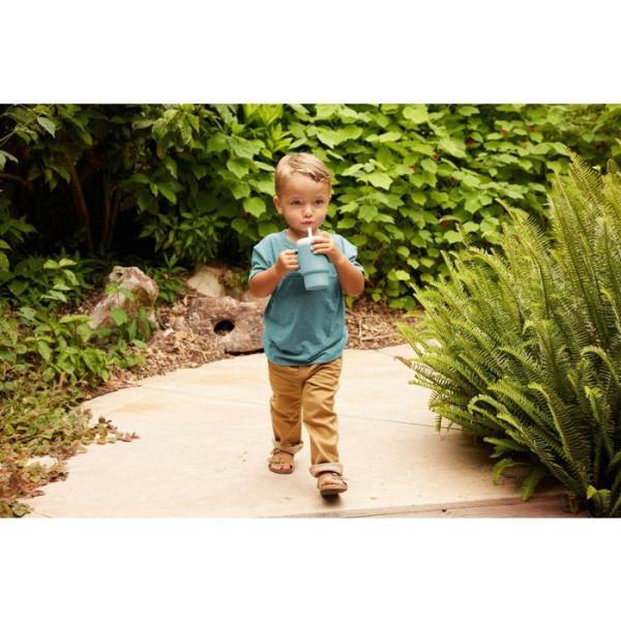 Voir la diapositive 5 : INFANTINO Ma premiere tasse silicone - infantino - 255 ml - moody blue