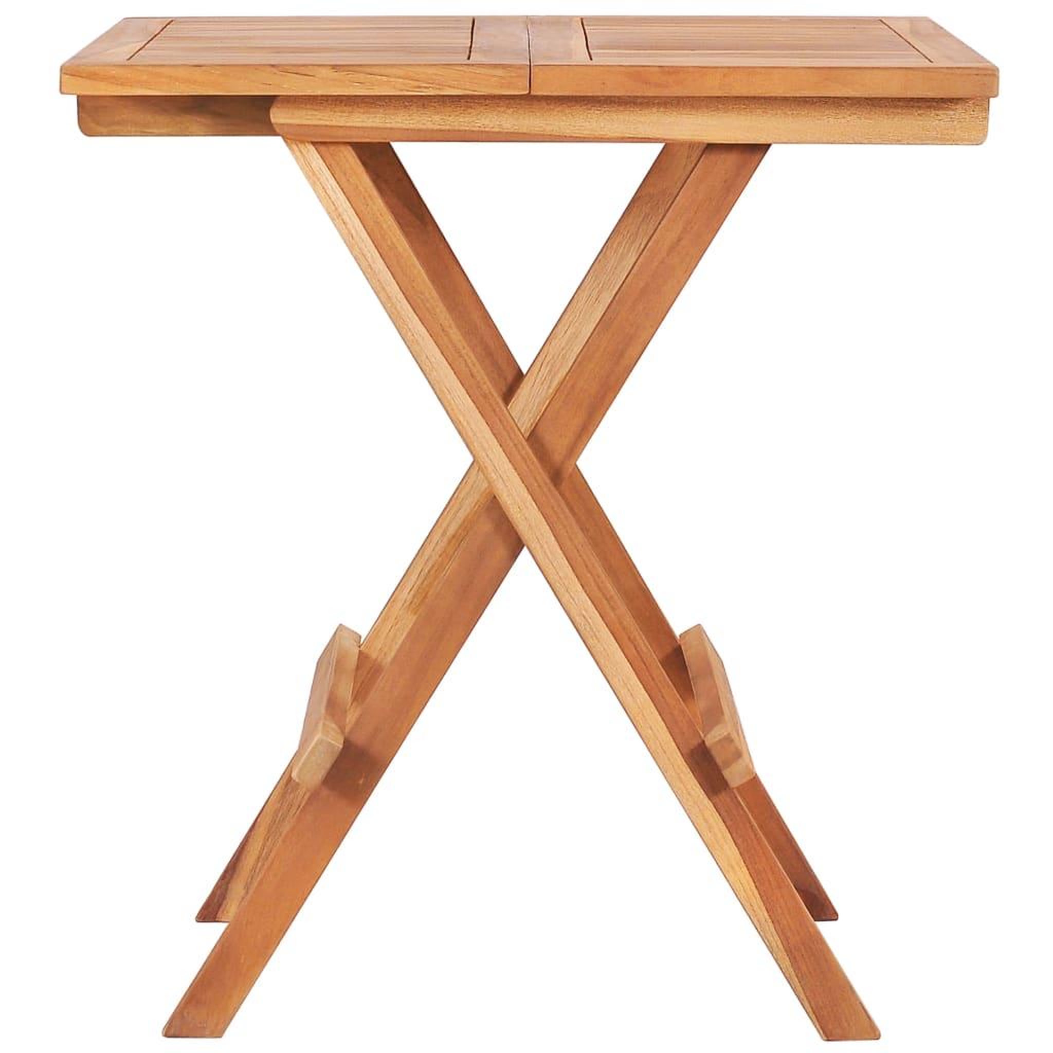 Voir la diapositive 3 : VIDAXL Ensemble de bistro pliable 3 pcs bois de teck solide