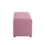Voir la diapositive 3 : Paris Prix Coffre de Rangement  Aghana  65cm Rose & Blanc