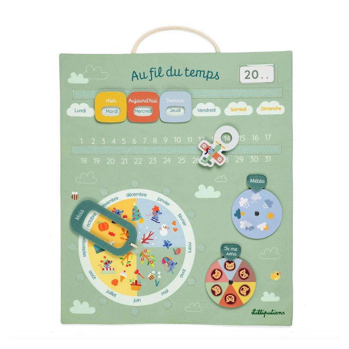 LILLIPUTIENS Calendrier Au fil du temps