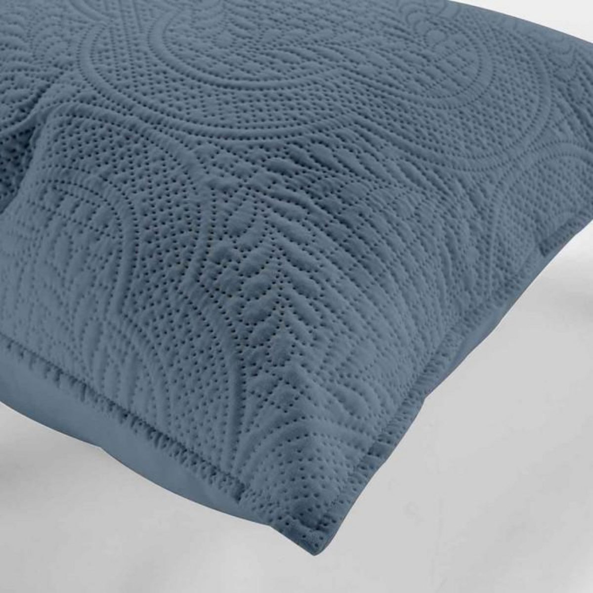 Paris Prix Housse de Coussin  Romane  40x40cm Bleu