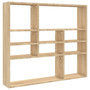 Voir la diapositive 2 : VIDAXL Etagere murale Chene sonoma 90x16x78 cm Bois d'ingenierie