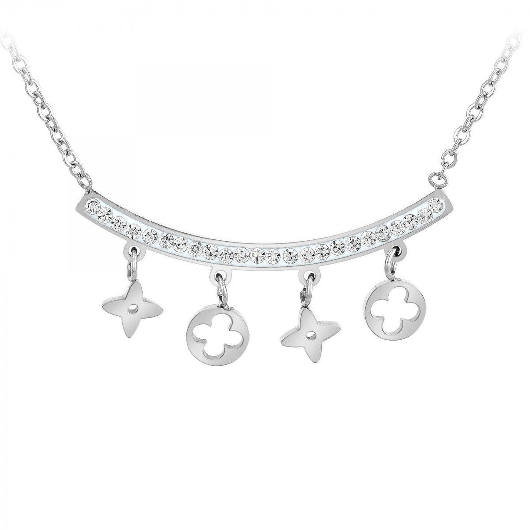 SC CRYSTAL Collier SC Crystal orné de Cristaux scintillants