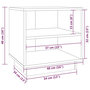 Voir la diapositive 6 : VIDAXL Tables de chevet 2 pcs 40x34x40 cm Bois de pin solide