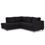 Voir la diapositive 4 : LISA DESIGN Jake - canapé déhoussable d'angle gauche 5 places en tissu
