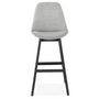 Voir la diapositive 2 : Paris Prix Tabouret de Bar Design  Xenu  114cm Gris & Noir