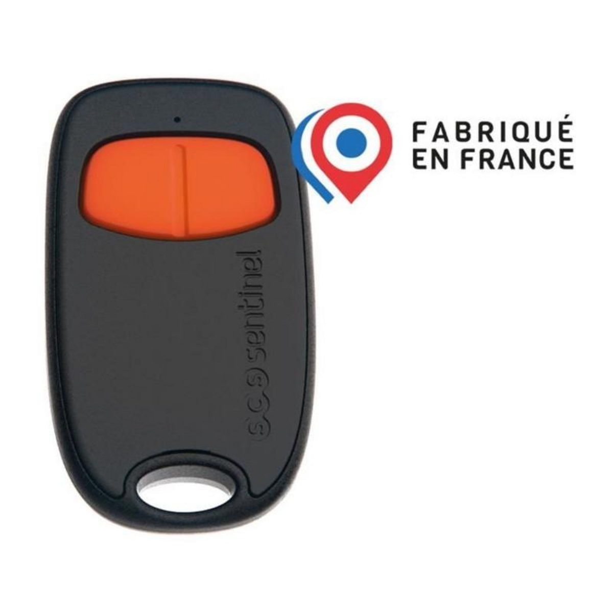 SCS SENTINEL Télécommande 2 canaux - SCS SENTINEL - SimplyControl - Orange, portée 40m, fréquence 433.92 MHz, pile lithium CR2032 incluse