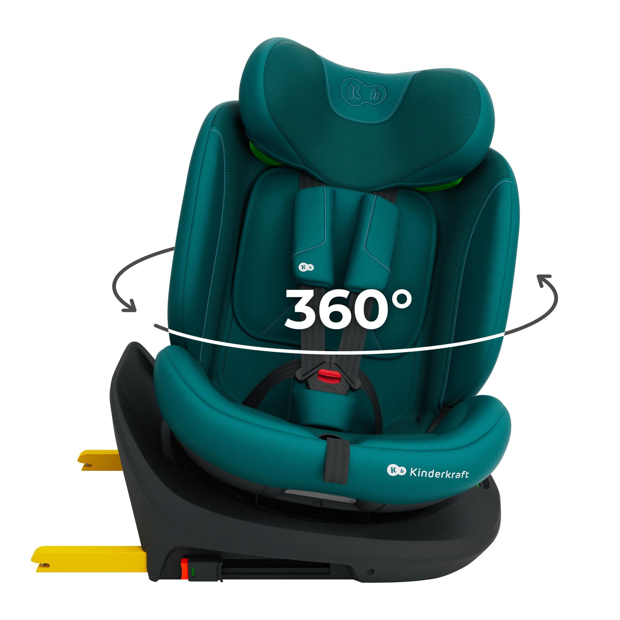 Voir la diapositive 3 : KINDERKRAFT Kinderkraft I-GROW 2 PLUS Siège Auto i-Size 40–150 cm (0–12 ans), Dos à la route jusqu'à 105 cm, 5 inclinaisons, ISOFIX + Top Tether, H-GUARD+ & SPS+, Vert