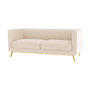 Voir la diapositive 6 : Rendez vous déco Canapé 2 places en velours beige-Gatsby