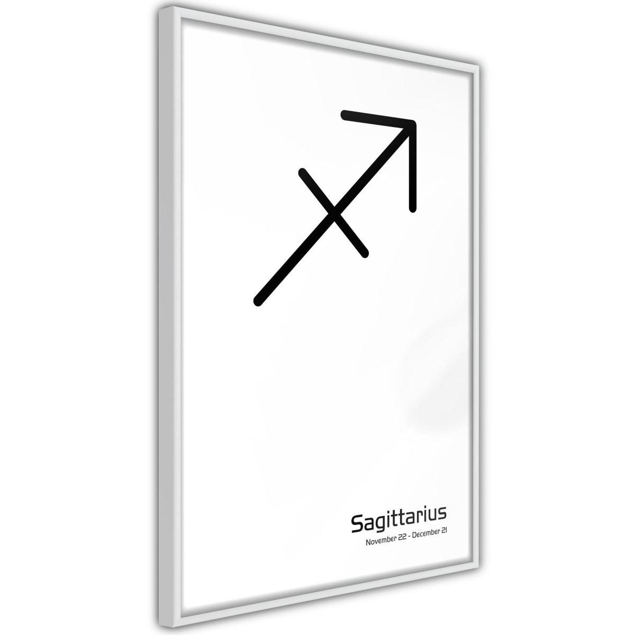 Paris Prix Affiche murale encadrée  zodiac sagittarius ii