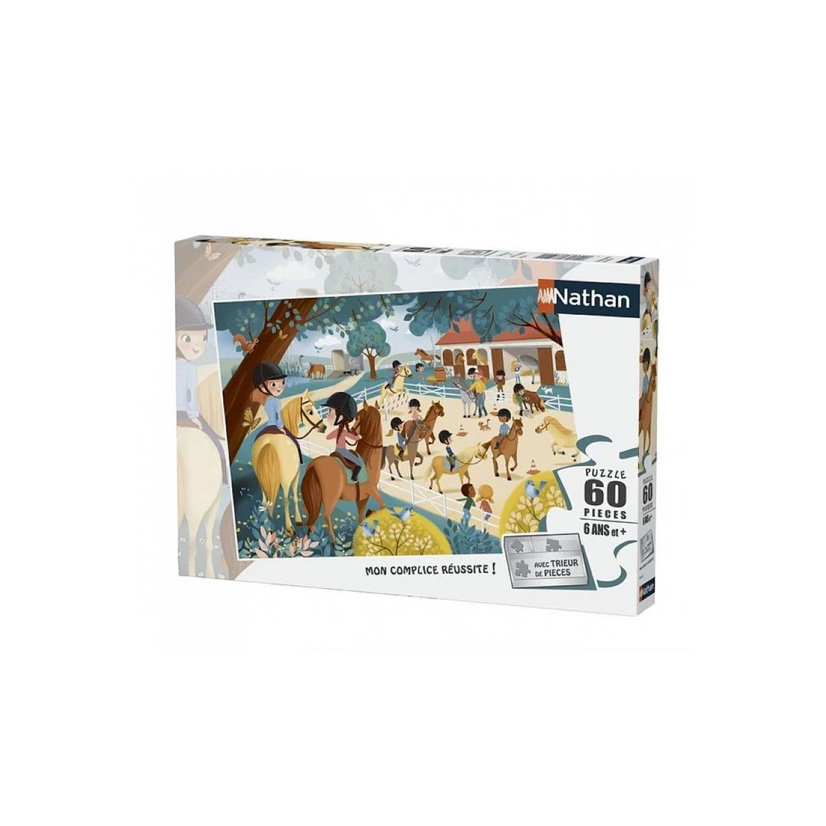 Nathan Puzzle 60 p Bienvenue au Centre equestre