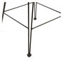 Voir la diapositive 2 : Rendez vous déco Lot de 2 chaises de bar mi-hauteur 63 cm en résine tressée noire-Jigani