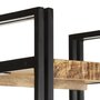 Voir la diapositive 3 : VIDAXL Bibliotheque a 5 niveaux 40x30x180 cm Bois de manguier massif