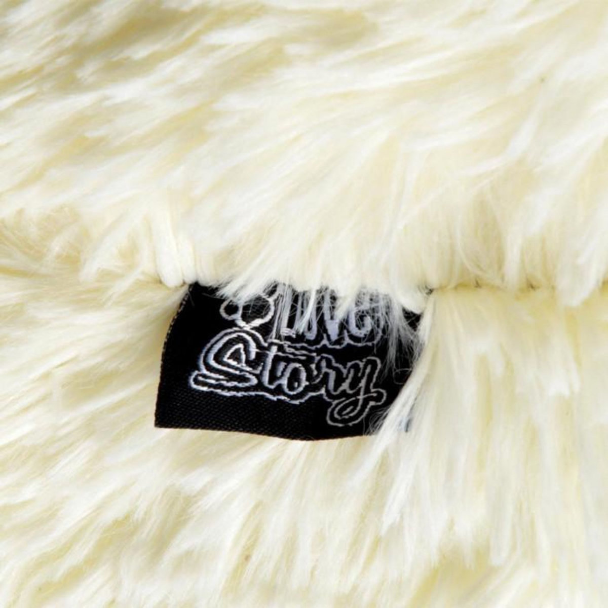 Paris Prix Coussin pour Chien & Chat  Fluffy  55cm Écru