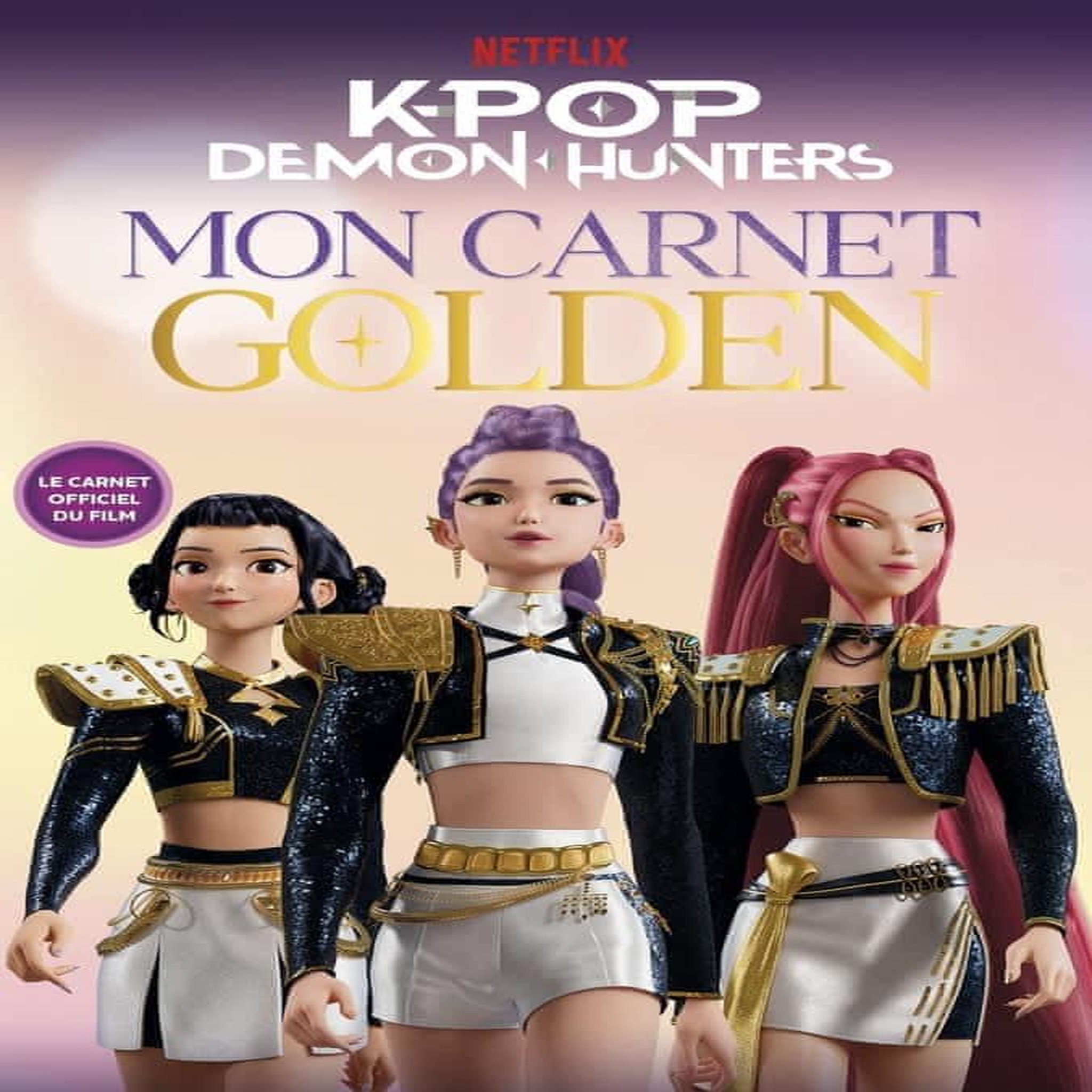 MON CARNET GOLDEN KPOP DEMON HUNTERS, Netflix