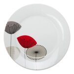 SECRET DE GOURMET Lot de 6 Assiettes à Dessert  Osara  20cm Blanc