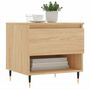 Voir la diapositive 3 : VIDAXL Tables basses 2 pcs chene sonoma 50x46x50 cm bois d'ingenierie