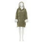 Voir la diapositive 1 : ATMOSPHERA Plaid Sweat à Capuche  Flanelle  85x118cm Vert