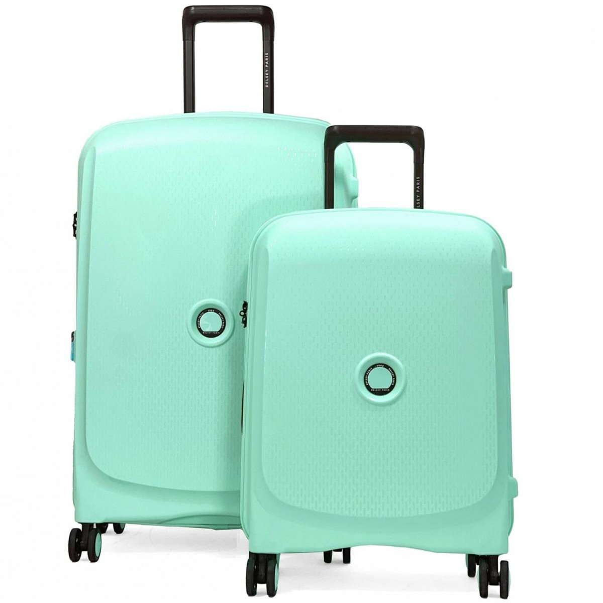 Delsey Lot 2 valises rigides Beaumont cabine 55cm et soute 71cm TSA