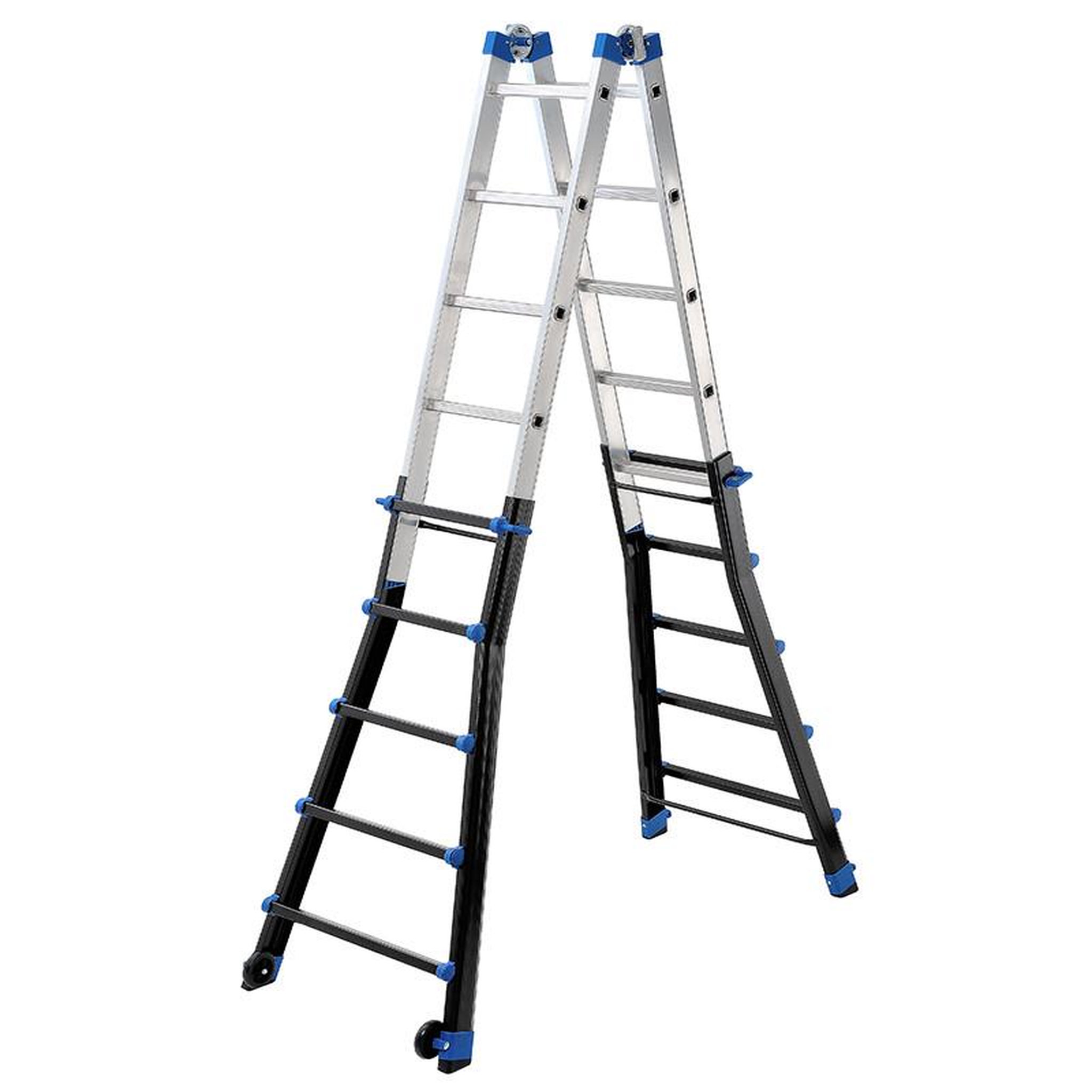 HAILO Echelle pliable multifonction télescopique 4x5 échelons 5,2m/6m Hailo ProfiLine