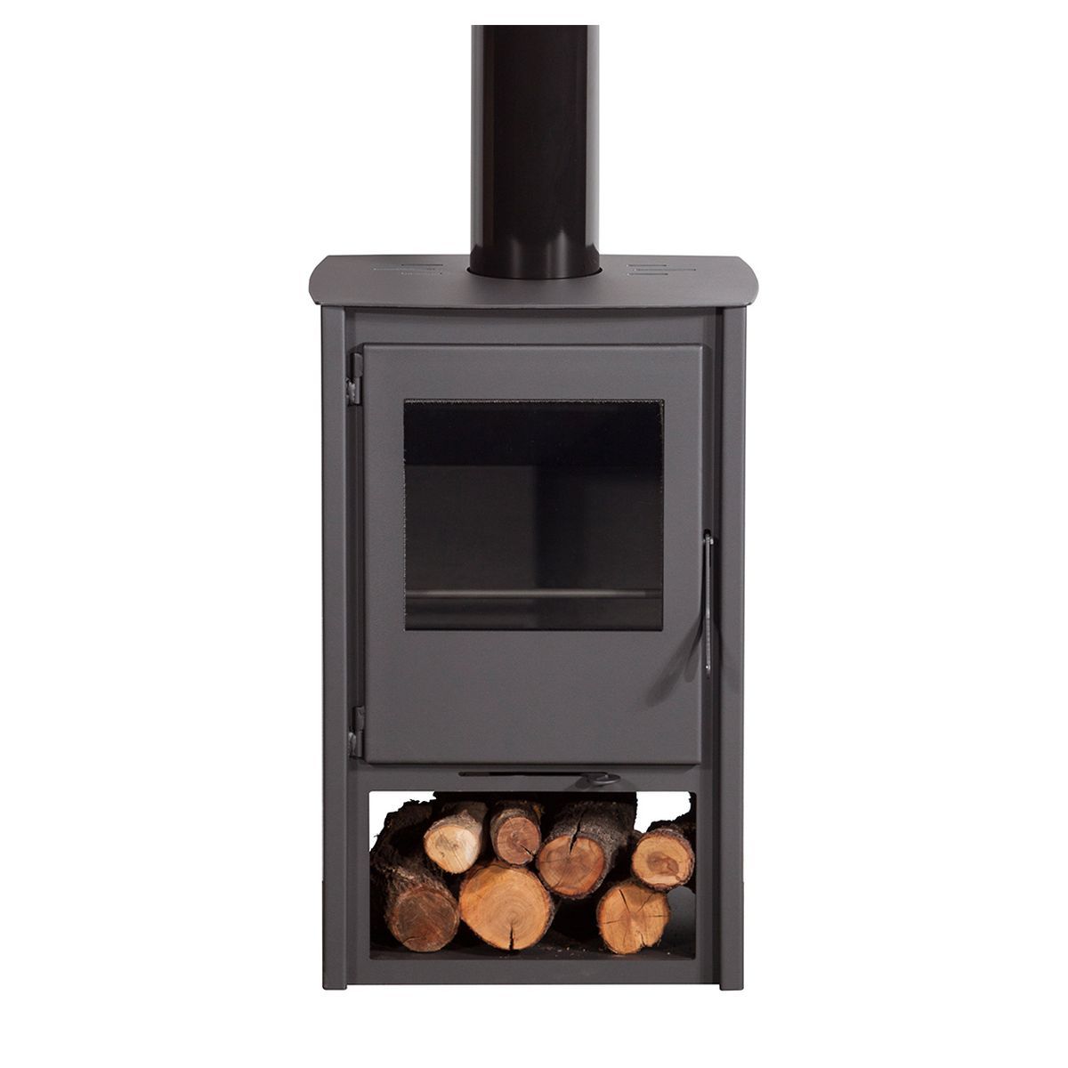 Juan Panadero Poêle à bois 7,4 Kw avec bûcher - BAYONNE PREMIUM