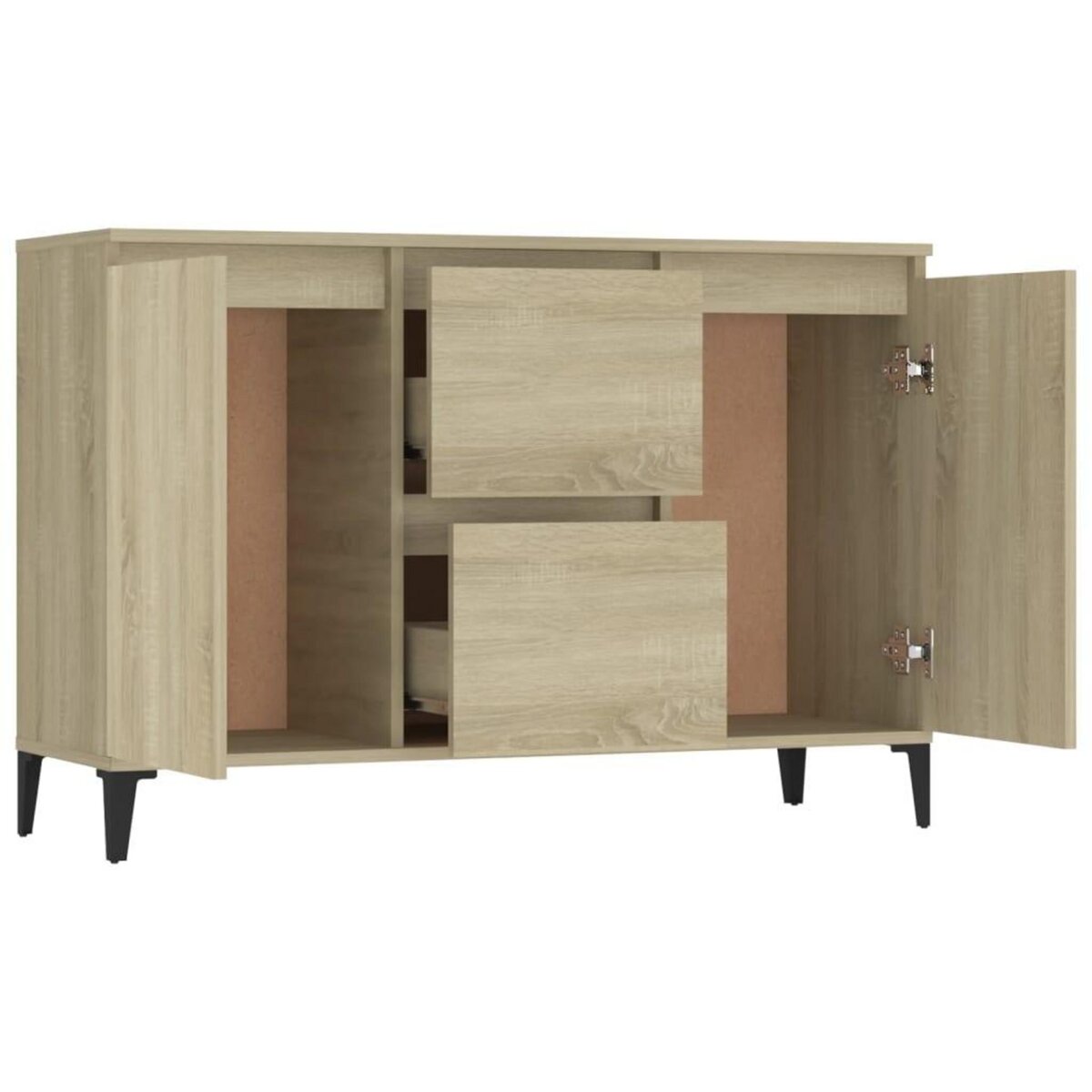 VIDAXL Buffet chene sonoma 104x35x70 cm bois d'ingenierie