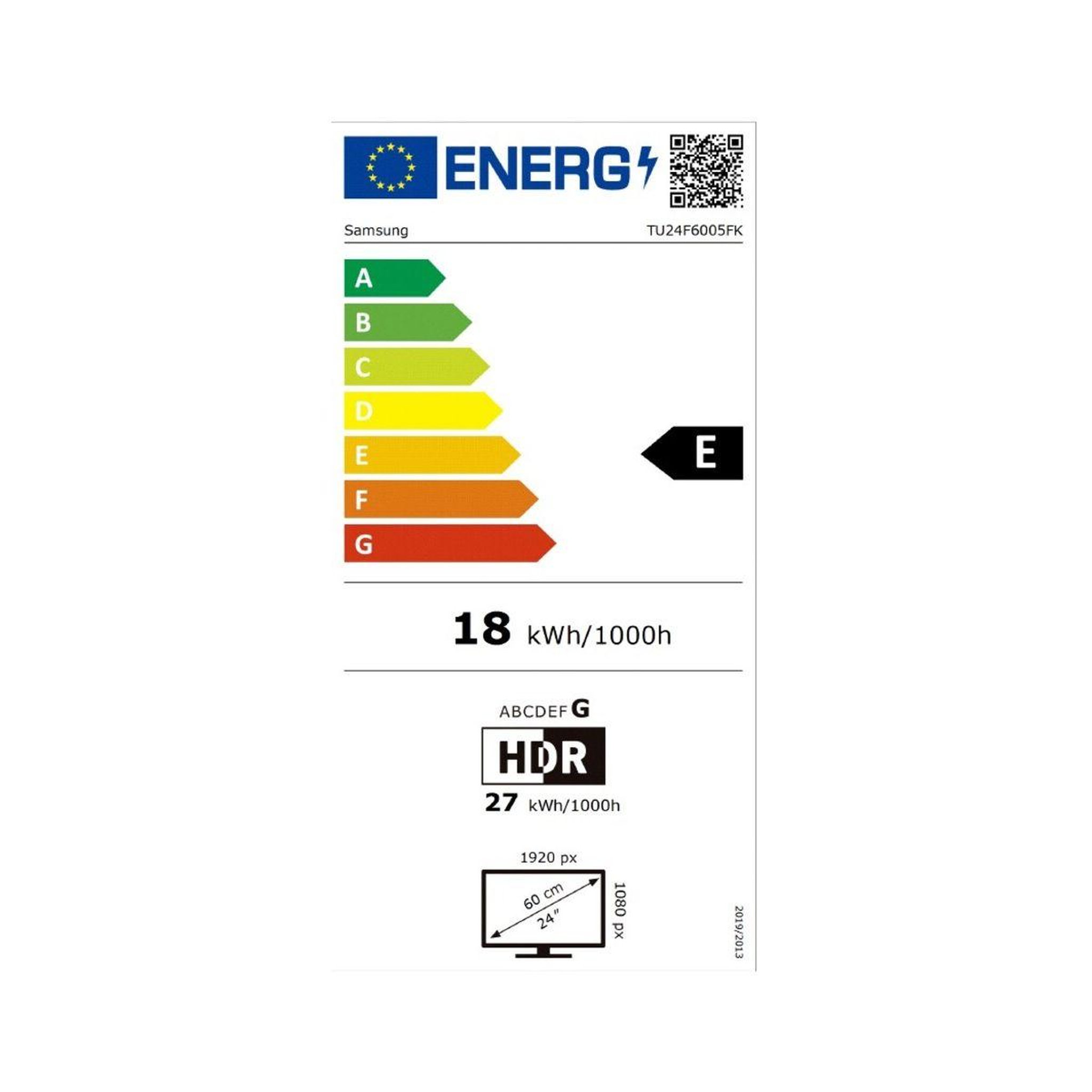 Voir la diapositive 6 : Samsung Tv led tu24f6005 (2025) 24  (60 cm)