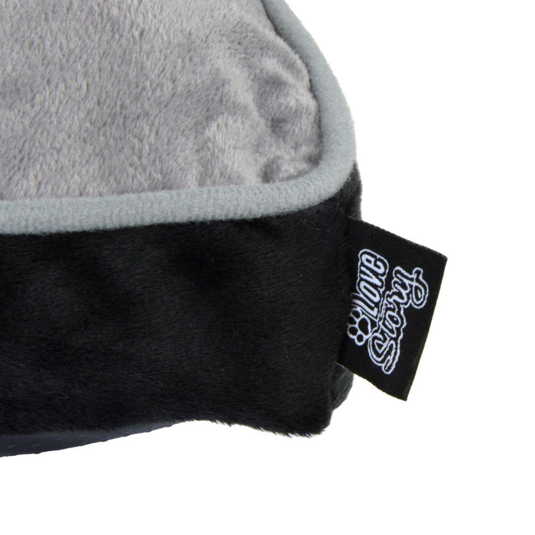 Voir la diapositive 2 : LOVE STORY Coussin pour chien & chat  patchy  100cm gris